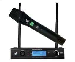 Microfone Sem Fio TSI UD-7099 UHF - 100 Canais