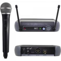 Microfone sem Fio UHF-202/R201 687.6MHZ Preto MXT Microfone sem Fio UHF-202/R201 687.6MHZ Preto MXT