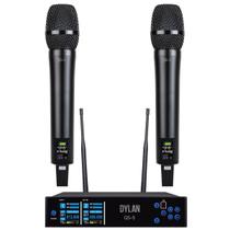 Microfone Sem Fio UHF com 200 Canais QS5 Profissional