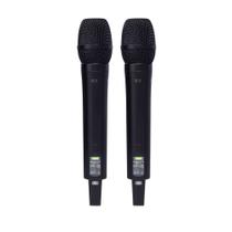 Microfone Sem Fio UHF Duplo Dylan Qs-5 Microfone Sem Fio UHF Duplo Dylan Qs-5