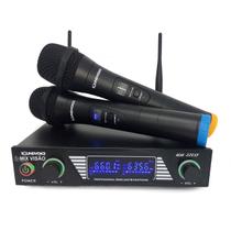 Microfone sem Fio UHF duplo Soundvoice MM-220SF