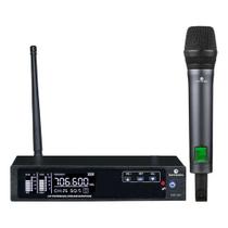 Microfone Sem Fio Uhf Harmonics Hsf300-1 Cor Preto