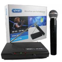 Microfone Sem Fio Uhf Wireless Bivolt Karaokê Pro Kp-910 Microfone Sem Fio Uhf Wireless Bivolt Karaokê Pro Kp-910