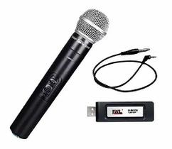 Microfone Sem Fio USB JWL U-8017X - UHF