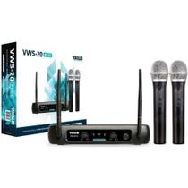 Microfone sem Fio Vokal - Duplo - VWS20 Microfone sem Fio Vokal - Duplo - VWS20
