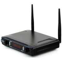 Microfone Sem Fio Vokal VS148DMH Duplo Mão e Headset