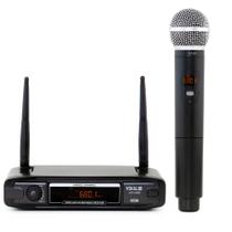 Microfone Sem Fio Vokal VS148SM Simples De Mão