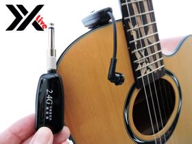 Microfone sem Fio Wireless 2.4G XXLive - Transmissor e Receptor para Instrumentos de Cordas - G18C