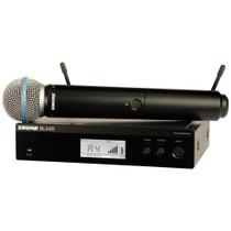 Microfone Sem Frio Shure Blx24rbr/Beta58 M15 Profissional Dinâmico