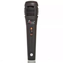 Microfone Semi Profissional Com Fio P10 Karaokê Ótima Qualidade - Knup