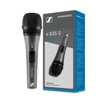 Microfone Sennheiser E 835-S Evolution 600/800 Series Cardioide C/ Fio