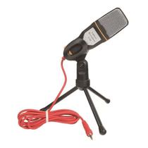 Microfone SF-666 Condensador Estéreo de 3,5mm para Computador e Celular