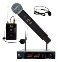 Microfone sf duplo tsi-1200-cli-uhf