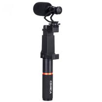 Microfone Shotgun Comica Cvm-Vm10-K3 Com Suporte De Mão