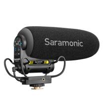 Microfone Shotgun Saramonic Vmic5 Pro na câmera de 3,5 mm