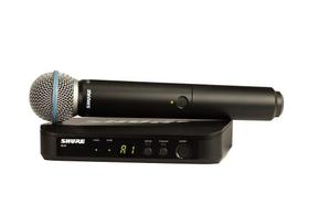 Microfone Shure BLX24BR/B58-J10 Sem Fio BETA58 Para Vocais