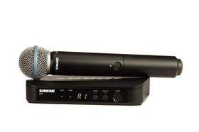Microfone Shure BLX24BR/B58-J10 Sem Fio BETA58 Para Vocais Microfone Shure BLX24BR/B58-J10 Sem Fio BETA58 Para Vocais