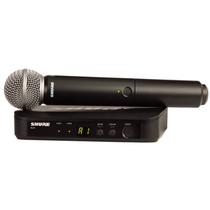 Microfone shure blx24br/sm58-m15 s/fio