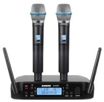 Microfone Shure Duplo Sem Fio Glxd4 beta 87a Profissional