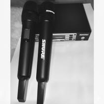 Microfone Shure Ew135G4 Sem Fio Duplo Preto Profissional Metal 200 Metros