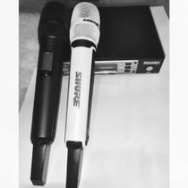 Microfone Shure Ew135G4 Sem Fio Duplo Profissional Metal 200 Metros