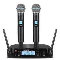 Microfone Shure Glxd4 Beta58a Duplo Sistema Digital Sem fio