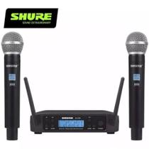 Microfone Shure profissional GLXD4 UHF sem fio duplo cardióide Beta 58A TUBO DE METAL
