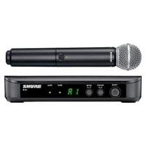 Microfone Shure Receptor Sem Fio Bastao Mao Blx24Br/Sm58