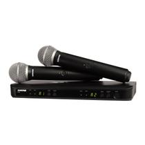 Microfone shure sem fio de mao blx288br/pg58-m15 Microfone shure sem fio de mao blx288br/pg58-m15