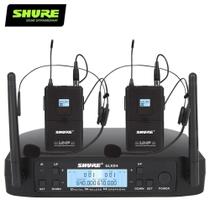 Microfone Shure Sem Fio Duplo Glxd4 Beta 58a Profissional Microfone Shure Sem Fio Duplo Glxd4 Beta 58a Profissional