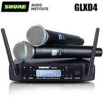 Microfone Shure Sem Fio Duplo Glxd4 Beta 58a Microfone Shure Sem Fio Duplo Glxd4 Beta 58a