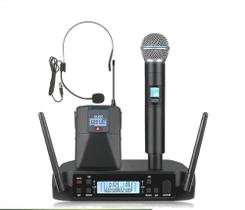 Microfone Shure Sem Fio Duplo Headset Glxd4 Beta 58a Original