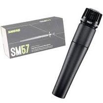 Microfone Shure SM SM57-LC Legendary Instrument - preto Microfone Shure SM SM57-LC Legendary Instrument - preto