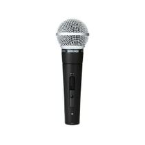 Microfone Shure Sm58S De Mão Dinâmico Cardioide Para Vocais