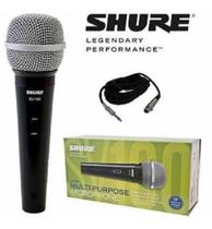 Microfone Shure Sv 100 Com Cabo Xlr(f)/p10 Sv100 Original Microfone Shure Sv 100 Com Cabo Xlr(f)/p10 Sv100 Original