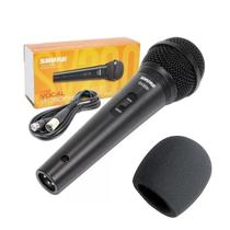 Microfone Shure Sv200 C/ Cabo Xlr e Espuma Garantia 2 Anos Dinâmico Cardióide karaokê Voz Show