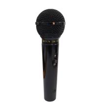 Microfone Sm58 P4 Lc Preto Brilhante Cardióide Unidirecional Leson