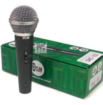 Microfone Smd-100 Vocal Dylan Dinâmico Cabo 3 Metros