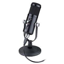 Microfone soundcast dazz preto usb 2.0 com espuma