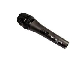 Microfone soundpro dinamic profissional sp35 cabo 5 mts