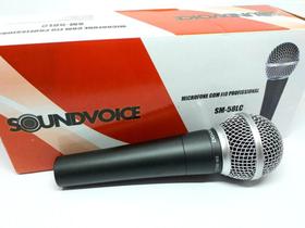 Microfone Soundvoice Sm-58lc Com Fio Profissional Sm58 c/nf