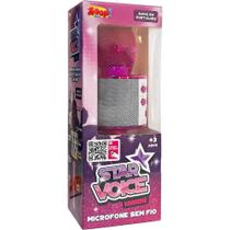 Microfone star voice karaoke rosa zoop Microfone star voice karaoke rosa zoop