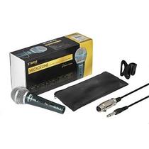 Microfone Storm Dinamico Metal Profissional Micn0010 Microfone Storm Dinamico Metal Profissional Micn0010