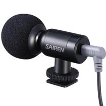 Microfone Supercardioide para Câmeras e Celulares - Sairen Nano