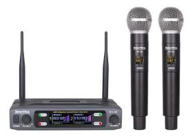 Microfone SV-58 Profissional UHF - Duplo de Bastão