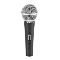 Microfone TSI Com Fio De Mão Dinâmico Pro Br Sw