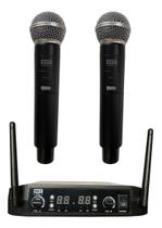 Microfone Uhf 526Mbp Mão Headset/Lapela S/Fio 100Canais Mxt