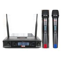 Microfone Uhf Duplo Multi-frequência 2x300 Canais Transmissão Digital Microfone Uhf Duplo Multi-frequência 2x300 Canais Transmissão Digital