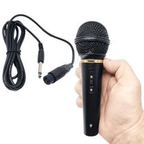 Microfone Unidirecional Dinâmico Com Fio Profissional Alta Durabilidade MT1018