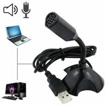 Microfone Universal Usb-Suporte Para Pc/notebook-ajustável